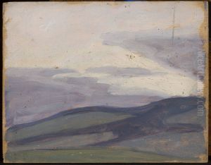 Submontane landscape by Jan Rembowski