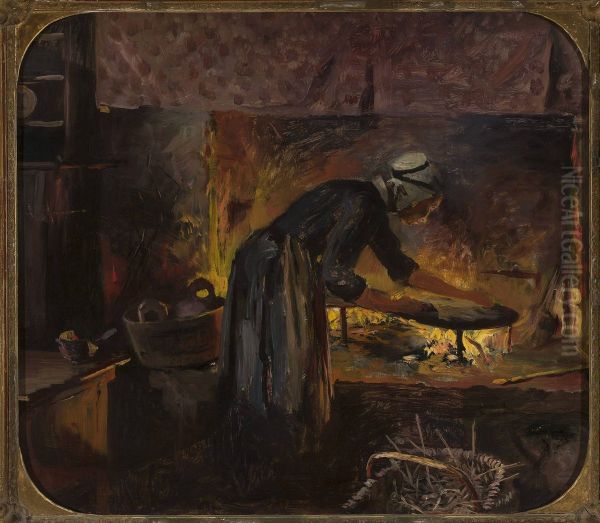 At the hearth - view 1