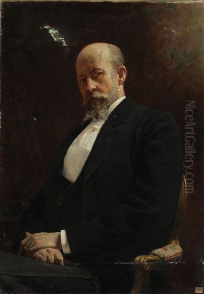 Portrait of Teodor Rygier, sculptor - view 1