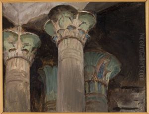 Isis - capitals in the temple of Isis. From the journey to Egypt