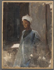 Arab man. From the journey to Egypt by Jan Ciaglinski