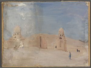 Temple. From the journey to Egypt by Jan Ciaglinski