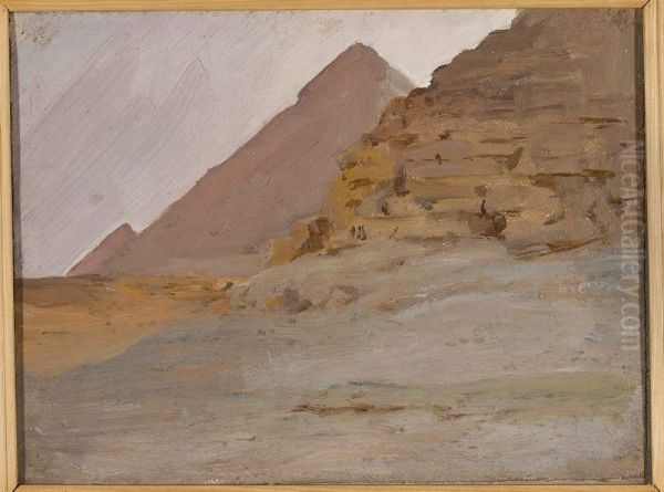 Pyramids. From the journey to Egypt - view 1