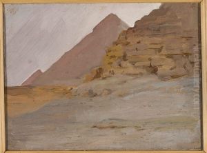 Pyramids. From the journey to Egypt by Jan Ciaglinski