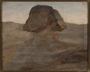 Sphinx in the evening. From the journey to Egypt by Jan Ciaglinski