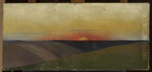 Landscape - Sunset by Roman Szwoynicki