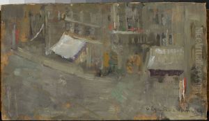 Place de Thernes in Paris by Olga Boznanska