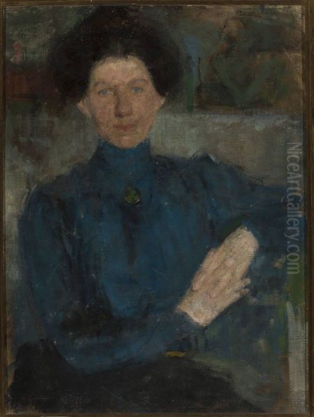 Portraif of Maria Kozniewska-Kalinowska (1875-1968), painter - view 1