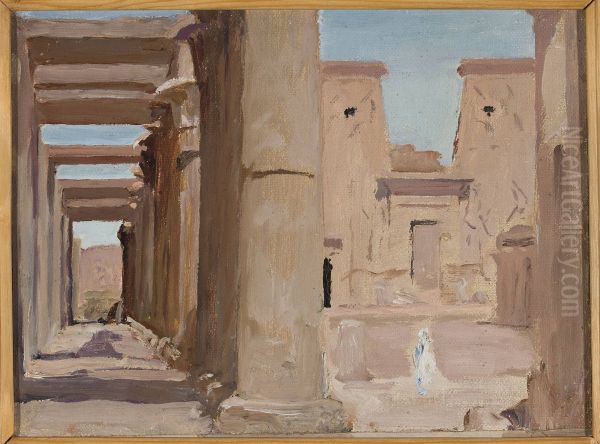 Temple. From the journey to Egypt - view 1