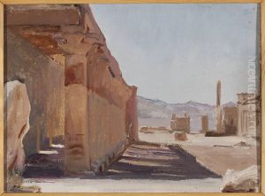 Temple. From the journey to Egypt by Jan Ciaglinski
