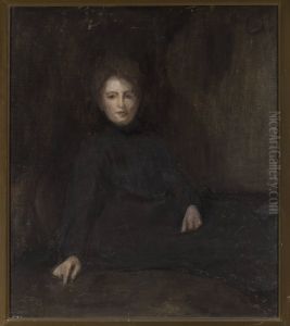 Portrait of Wanda Szwengruben nee Ciaglinska, artist's sister