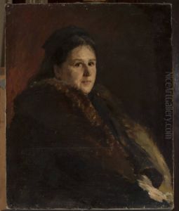 Portrait of Mrs. Karlinska by Jan Ciaglinski