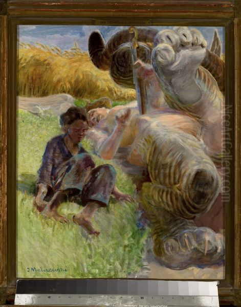 Shepherd boy and a harpy - view 1