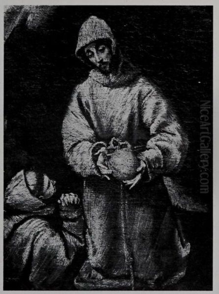 Saint Francis and Brother Leo - view 1