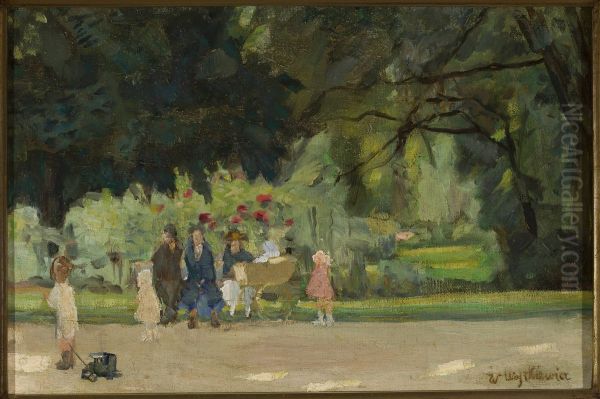 Planty Park in Krakow - view 1