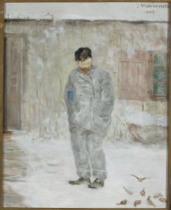 Portrait of Adolf Dygasinski by Jacek Malczewski