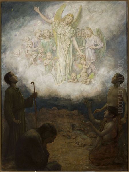 Annunciation to the shepherds - view 1