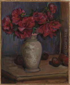 Peonies by Wladyslaw Slewinski