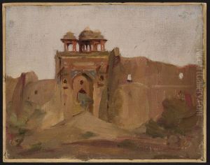 Temple. From the journey to India by Jan Ciaglinski