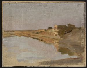 Water landscape. From the journey to India by Jan Ciaglinski