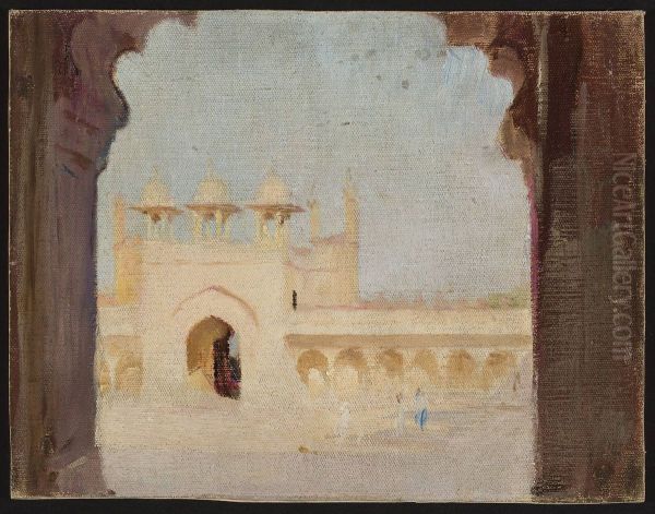 Agra - Palaces. From the journey to India - view 1