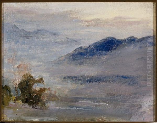 The Himalayas. From the journey to India - view 1
