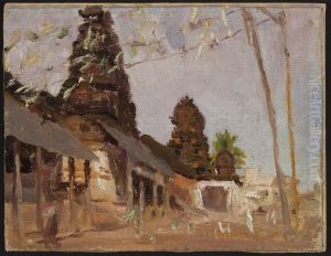 City street - study. From the journey to India City street - study. From the journey to India