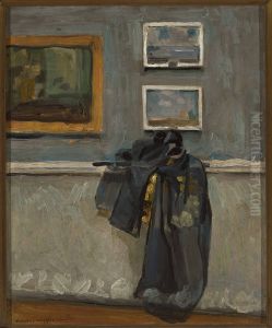 Interior of the posthumous exhibition of Jan Stanislawski by Henryk Szczyglinski