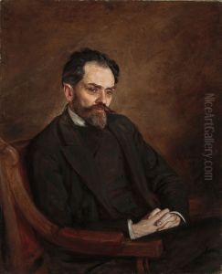 Portrait of Stefan Zeromski by Kazimierz Mordasewicz
