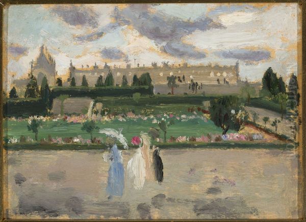 Pejzaz miejski (Esplanade des Invalides) - view 1