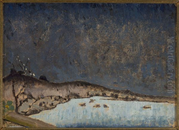 Landscape with clouds - view 1