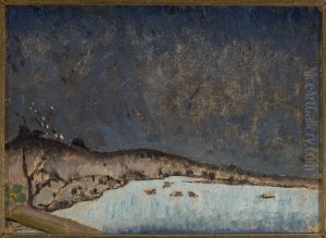 Landscape with clouds