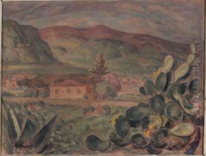 Landscape from the south of France by Leo Kober