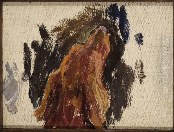 Study of dog's head - view 1