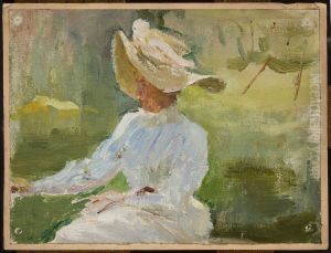 Portrait of Eugenia Alexandra Rubtsov, mother of the painter Rubtsov by Jan Ciaglinski