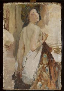 Study of a streetwalker for the painting "East"
