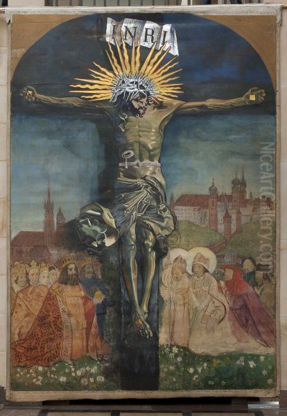 Christ on the cross - view 1