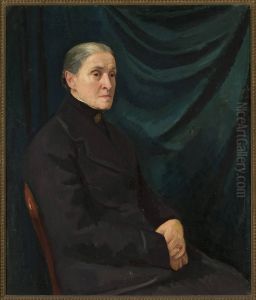Portrait of Henryka Dluska (1850-1936) by Wojciech Weiss