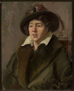 Portrait of a woman in a hat