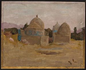 Samarkand - Shah-i-Zinda mosque From the journey to Turkestan by Jan Ciaglinski