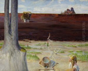 My life - left section of the triptych by Jacek Malczewski