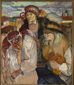 Study of peasants by Fryderyk Pautsch