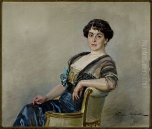 Portrait of Eugenia Jasienska by Wojciech Kossak