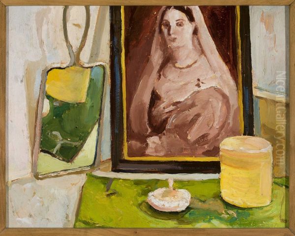 Still life with a portrait - view 1