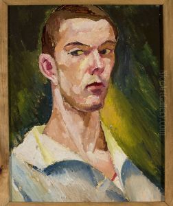 Cubist self-portrait