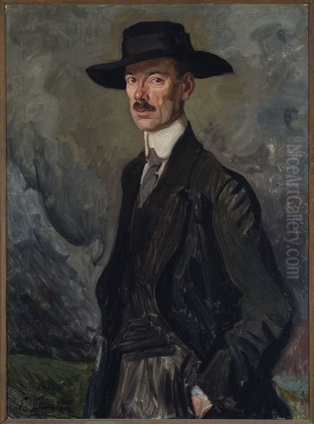 Portrait of Bronislaw Kowalewski, painter - view 1
