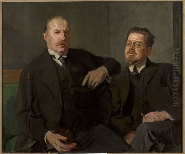 Portrait of Weysenhoff and Wladyslaw Reymont - view 1