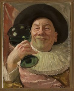 Self-portrait in the style of Frans Hals Self-portrait in the style of Frans Hals