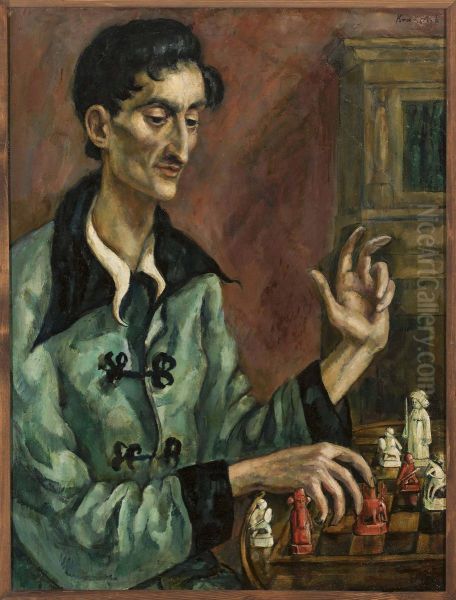 Chess player (Portrait of Brunon Winawer) - view 1