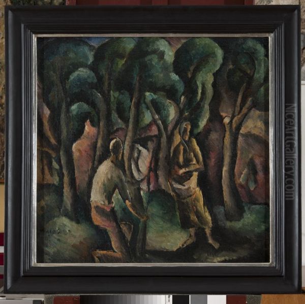 Scene in a forest - view 1
